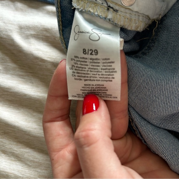 Jessica Simpson Light Blue Straight Leg Denim Jeans - Picture 3 of 7